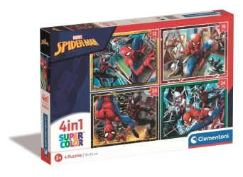 Puzzle 4w1 Super Kolor Marvel - Clementoni