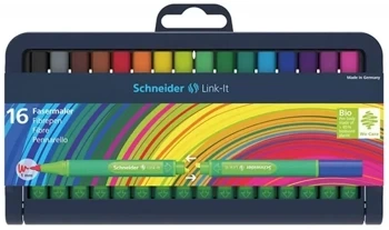 Flamaster Link-it 1,0mm stojak 16 kolorów - Schneider