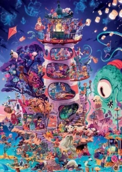Puzzle Heye. 2000 elementów. Spójrz, latarnia morska!