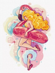 Malowanie po numerach - Sezon plażowy 30x40cm - Ideyka