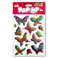 Naklejki metaliczne Rainbow Butterflies - Penmate