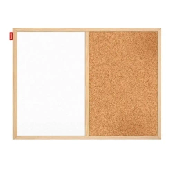 Tablica Duo korkowa i suchościeralna magnetyczna - MemoBe