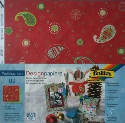 Design-papier 190 g/m2 30,5x30,5cm 5 arkuszy - Galeria Hobby