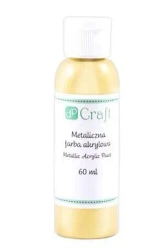 Farba akrylowa metaliczna gold 60ml - Dalprint