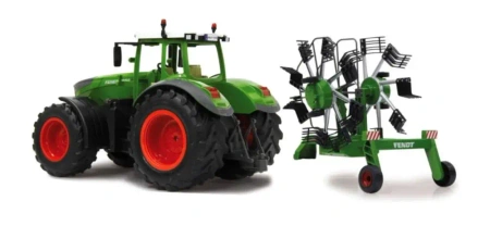 Zestaw traktor Fendt RC z przetrząsarką - Klein