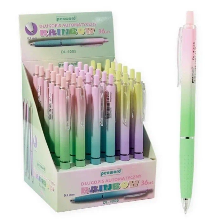 Długopis automatyczny Rainbow (36szt) - Penword
