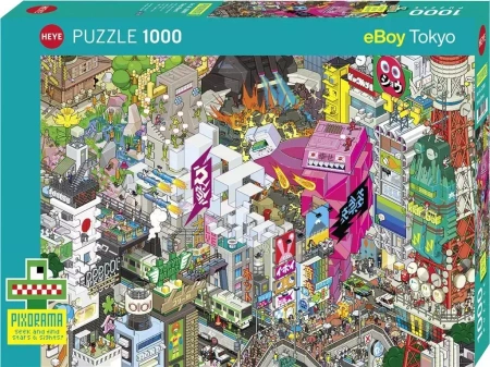 Puzzle 1000 elementów. Pixorama. Tokyo