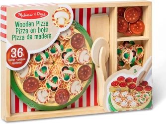 Pizza drewniana z bezpiecznym nożykiem 0167 - Melissa & Doug
