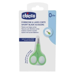 Nożyczki niemowlęce krótkie zielone 0m+ - Chicco