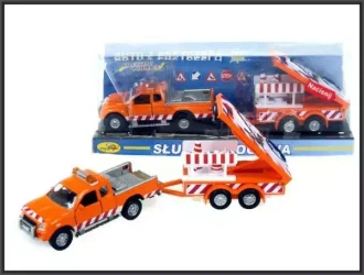 Auto służba drogowa PL 28 cm pod kloszem