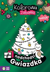 Kolorowa zabawa. Nadchodzi Gwiazdka - Justyna Tkocz