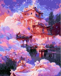Malowanie po numerach 40x50 Palac - Koh-I-Noor
