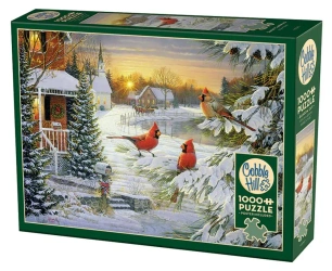 Puzzle 1000 Kardynały szkarłatne 113571 - Cobble Hill