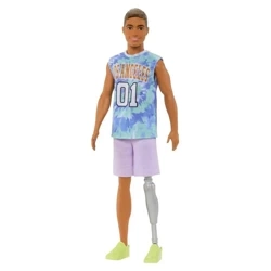 Barbie Fashionistas Ken Sportowy strój z protezą nogi - Mattel
