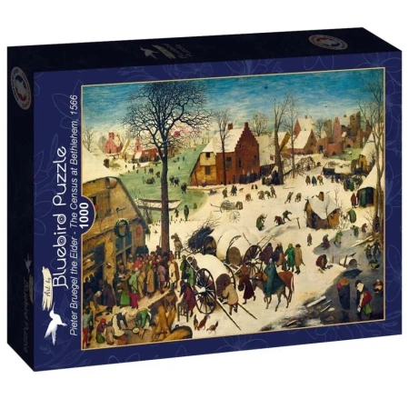 Puzzle 1000 Spis ludności w Betlejem Brueghel 1566 - Bluebird Puzzle