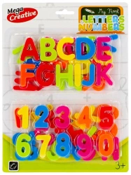 Literki/Cyferki Edukacyjne magnetyczne - Mega Creative