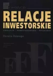 Relacje inwestorskie - Danuta Dziawgo