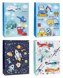 Torebka ozdobna pop-up 18x23x8cm mix ROZETTE