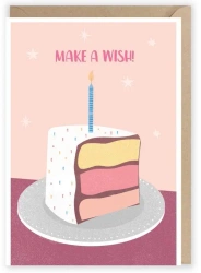 Kartka urodzinowa, eko koperta K014 - Cardie