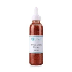 Brokat w kleju czerwony 120ml - Dalprint