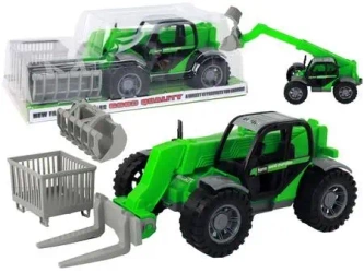Traktor z maszyną rolniczą - Leantoys