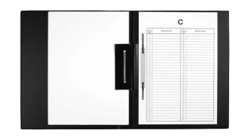 Teczka do akt osobowych (b+w) czarna - Biurfol