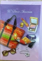 Karnet imieniny B6 Premium 24 + koperta - Panorama