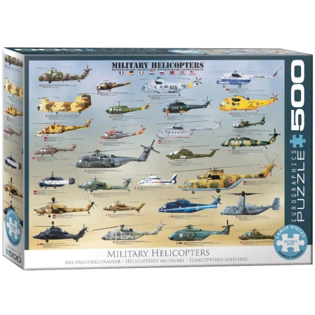 Puzzle 500 Military Helicopters 6500-0088 - Eurographics