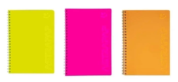 Kołozeszyt A4/100K kratka Fluo ASTRA - ASTRA papiernicze