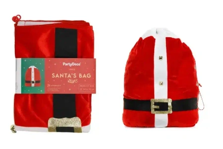 Worek na prezenty Świętego Mikołaja