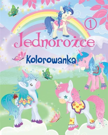 Jednorożce. Kolorowanka - praca zbiorowa