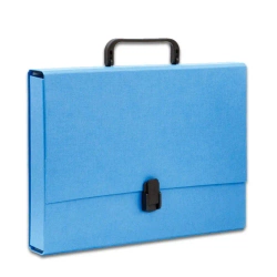 Teczka z rączką A4 5 cm ecoline Penmate niebieska