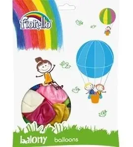 Balony metalizowane mix (100szt) FIORELLO