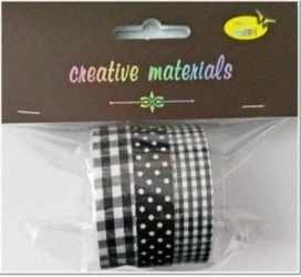 Taśmy materiałowe czarne 3szt - Galeria Hobby