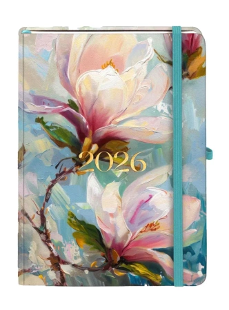 Kalendarz 2026 A6 Botanical Flora TDW - Antra