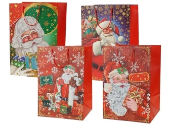 Torebka prezentowa z motywem świątecznym MIX - ADAR