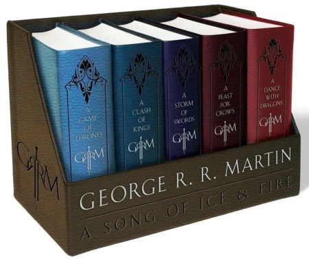 Box. George R. R. Martin's A Game of Thrones Leather-Cloth Boxed Set (Song of Ice andFire Series) - George Martin R.