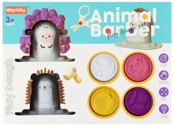 Masa plastyczna z akcesoriami fryzjer - MEGA CREATIVE