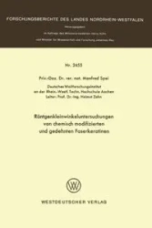 Röntgenkleinwinkeluntersuchungen von chemisch modifizierten und gedehnten Faserkeratinen - Manfred Spei