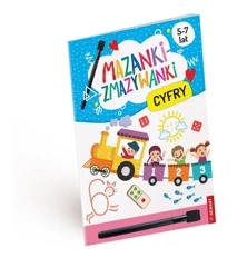 Mazanki-zmazywanki. Kolorowe cyfry. Ćwiczenia - Anna Borchard