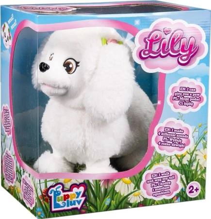 Puppy Luv. Piesek interaktywny Pudel Lily - TM Toys