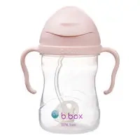 Bidon ze słomką 240 ml, Blush, b.box