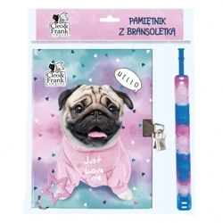 Pamiętnik z kłódką + bransoletka Cleo i Frank 36 - DERFORM