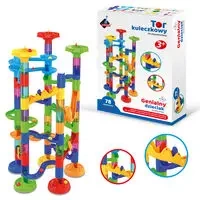 Genialny dzieciak Tor kuleczkowy 78 elementów - Askato