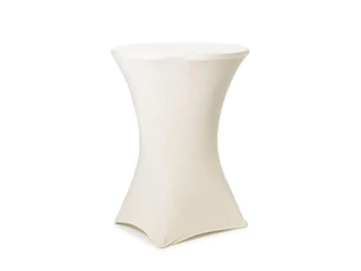 Pokrowiec na stół koktajlowy 80x110cm cappuccino - PartyDeco