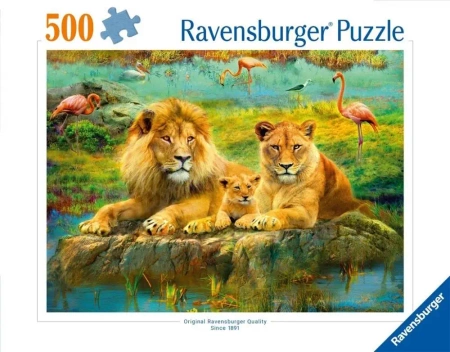 Puzzle 2D 500 Dzika przyroda - Ravensburger