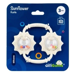 Grzechotka Słoneczniki beżowa - Giligums