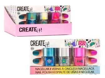 Lakier do paznokci Mermaid 3szt CREATE IT! - Canenco