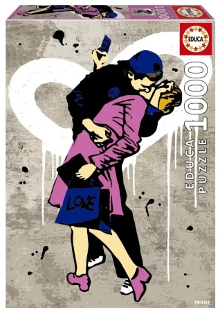 Puzzle 1000 Pocałunek, TV Boy - Educa