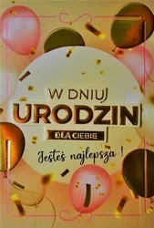 Karnet Urodziny damskie - YEKU